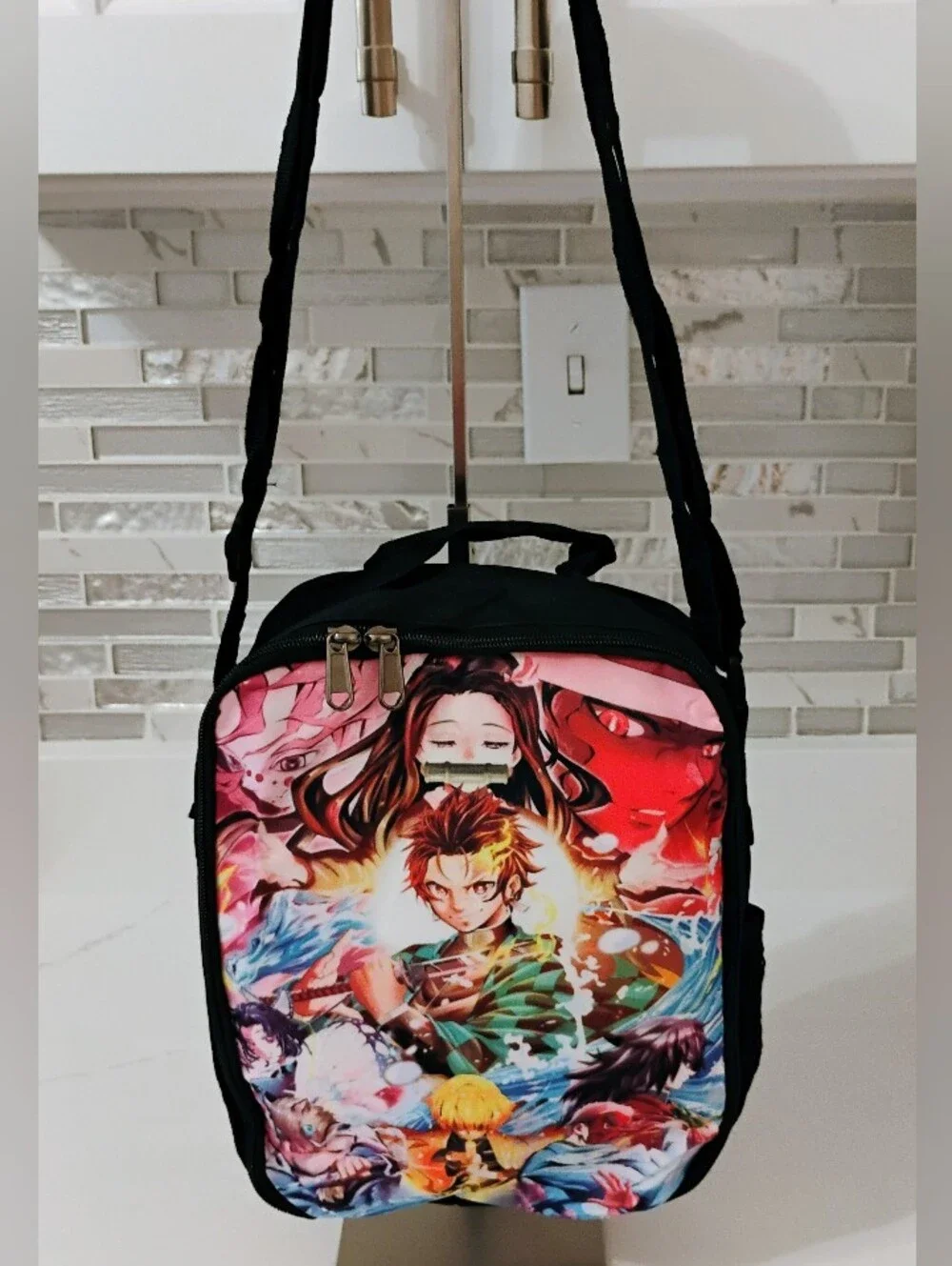 NEW 3FER Demon Slayer Backpack Set w/ Lunchbox, Pencil Case & A BONUS
